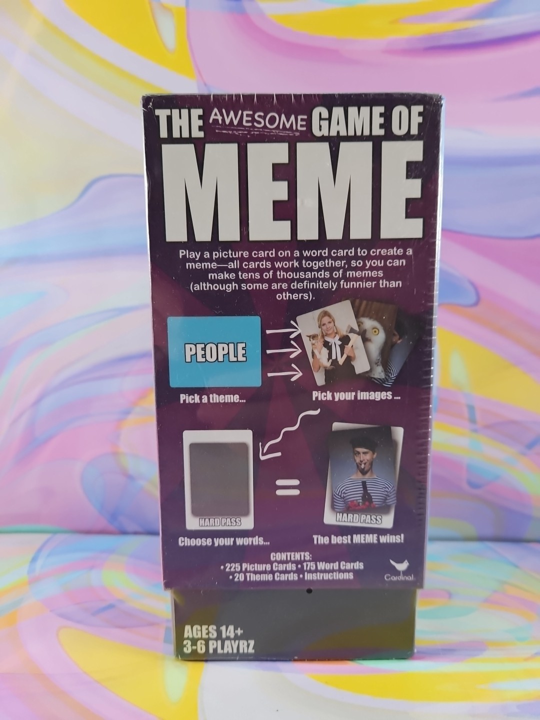 The Awesome Game of Meme (Card Game, Cardinal) New Sealed Ages 14+ 3-6 Players