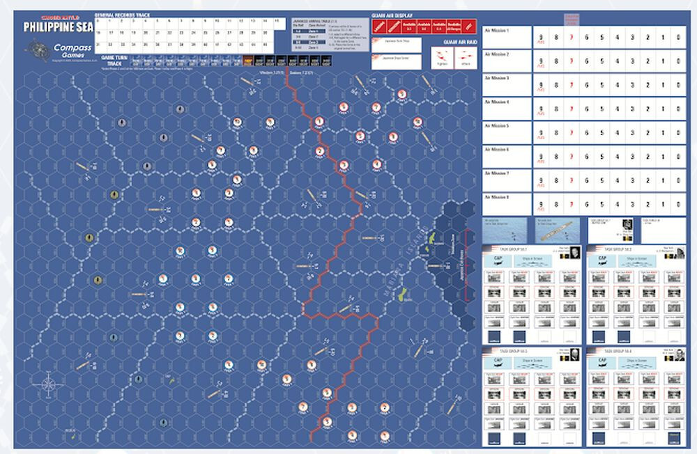 Compass Games Carrier Battle: Philippine Sea New In Shrink Wrap Fast Shipping