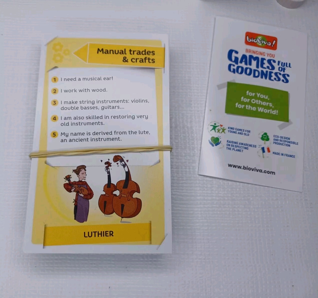 Bioviva Game Cue Me In Jobs Edition Age 7+ For 2 – 6 Players