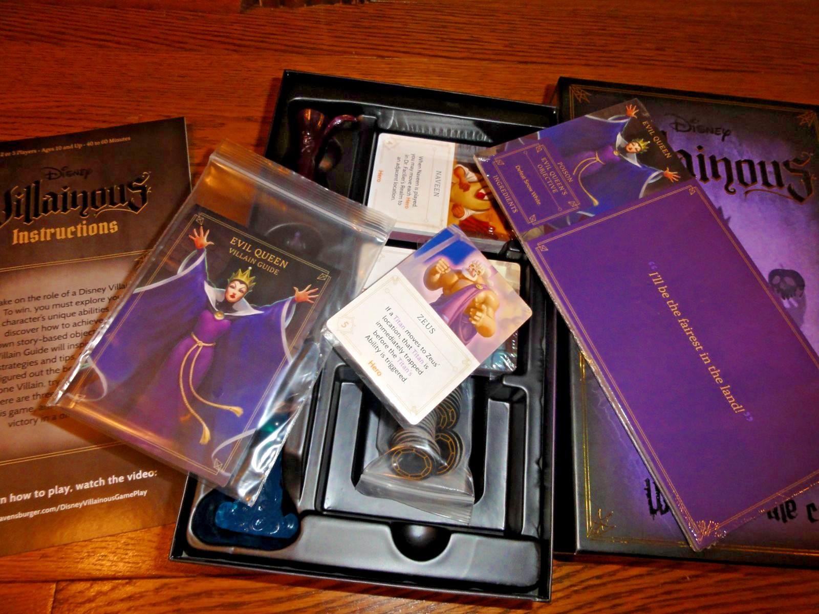 Ravensburger Disney Villainous: Wicked to the Core Board Game – Open Box New