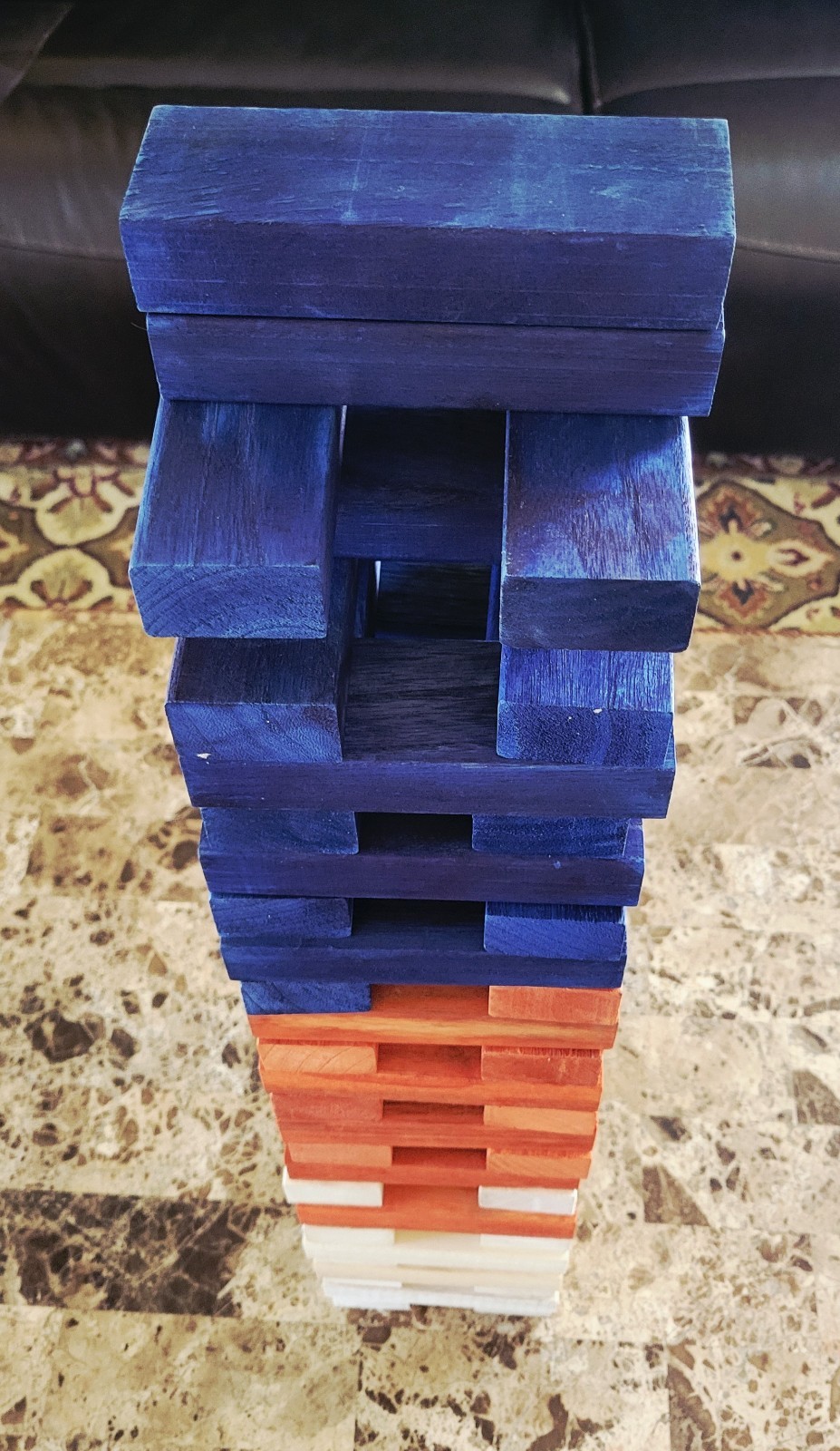 Outdoor Games Giant Stacking Tower Game (Stacks to 3 Feet) Jumbo Tumbling