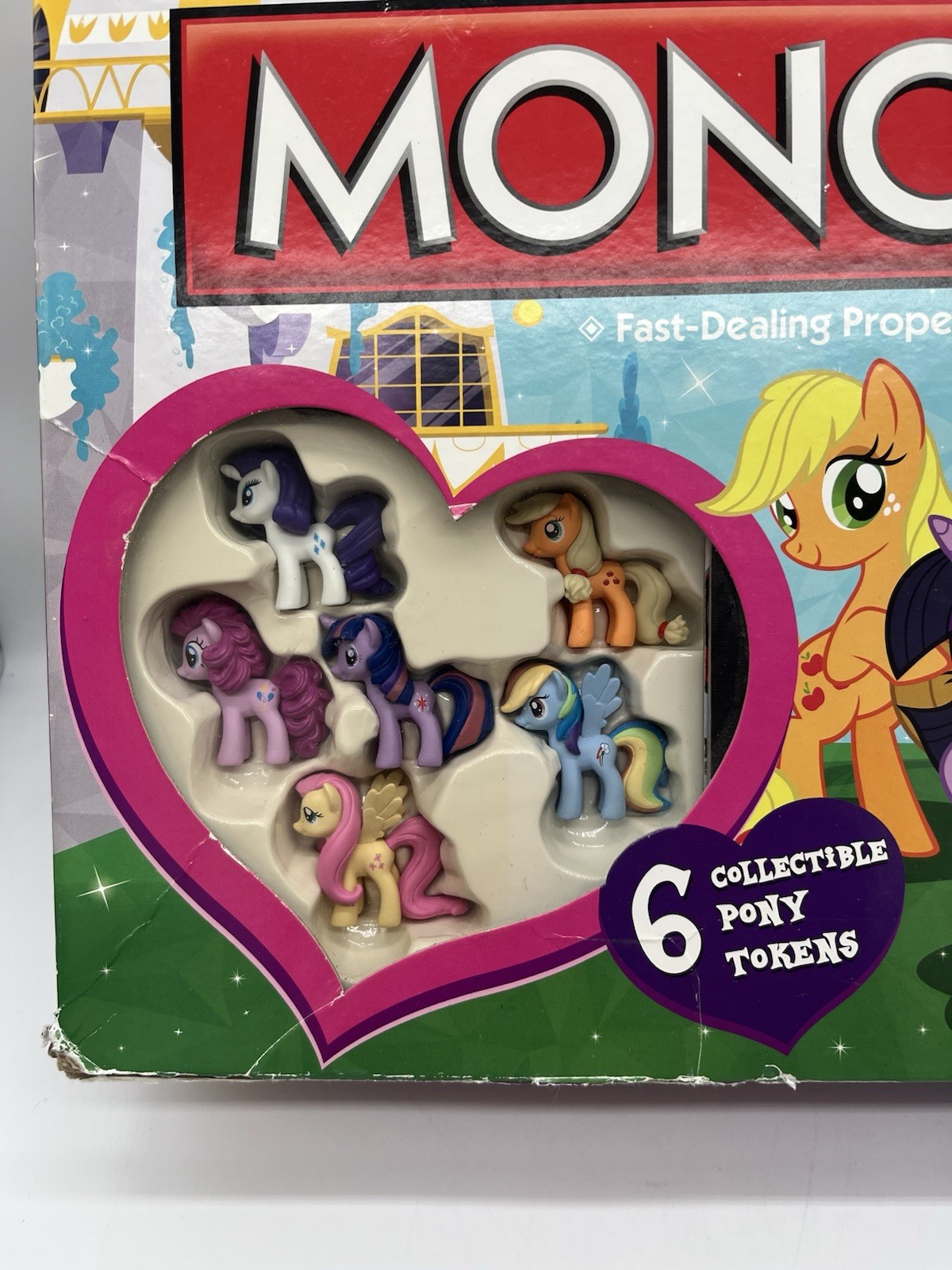 Monopoly My Little Pony Board Game 2013 COMPLETE! 6 Collectible Tokens USAopoly