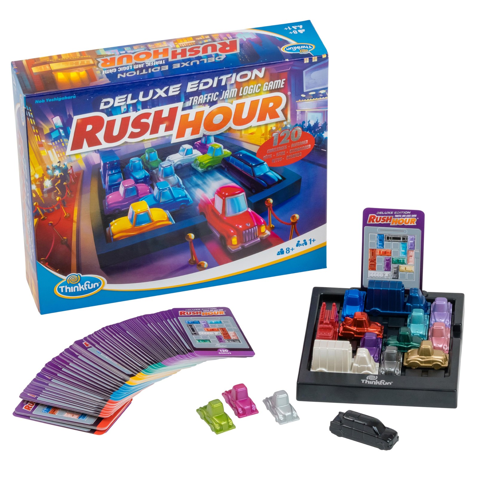 Rush Hour Deluxe – The Gamer’s Logic Game – Navigate 120 Traffic Challenges w…