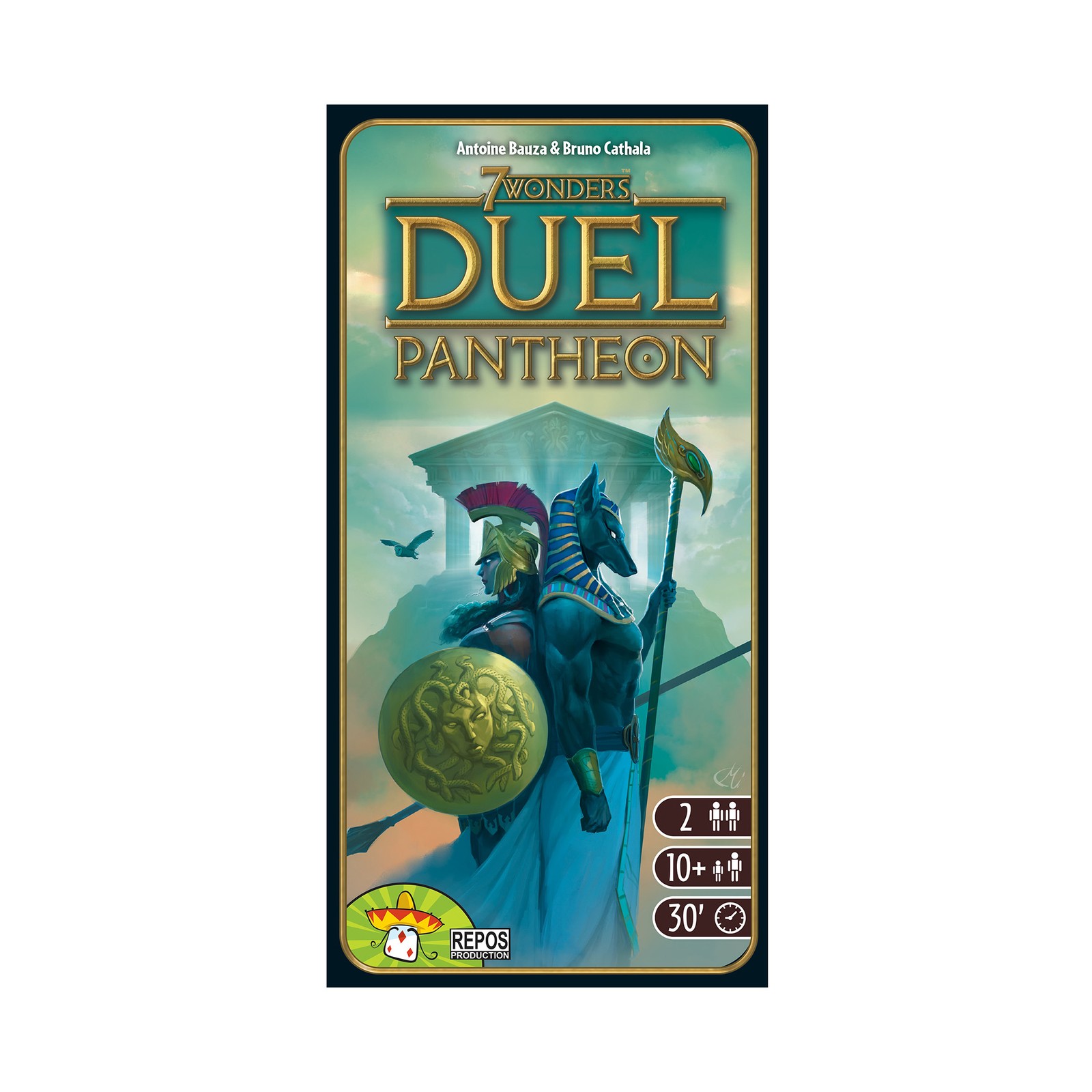 New – Repos Production 7 Wonders Duel: Pantheon Expansion – Ages 10+ | 2 players