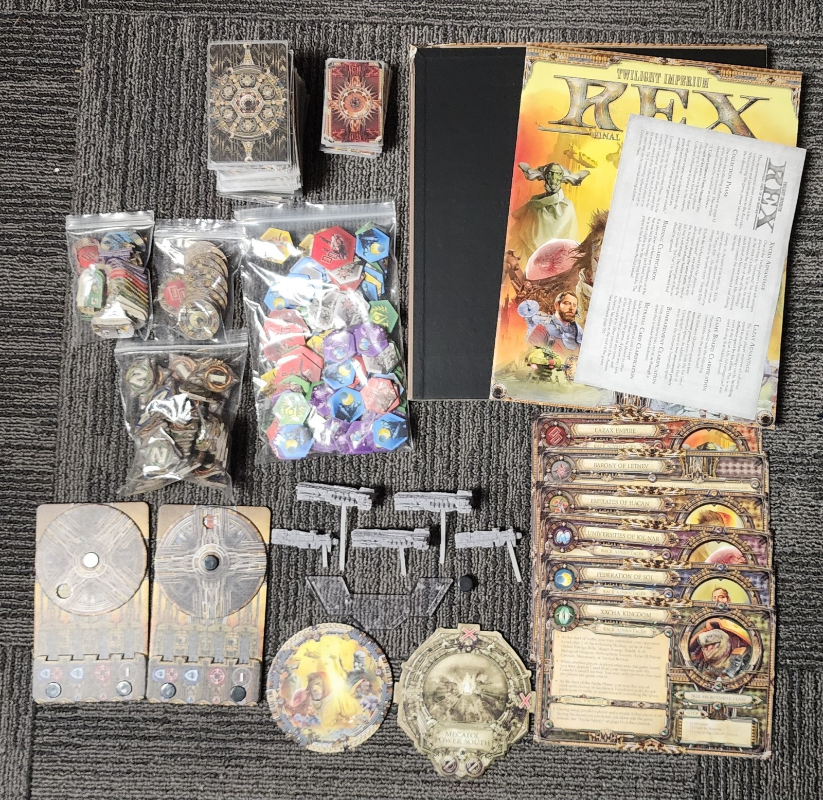 Twilight Imperium Rex Final Days of an Empire Board Game Complete Fantasy Flight