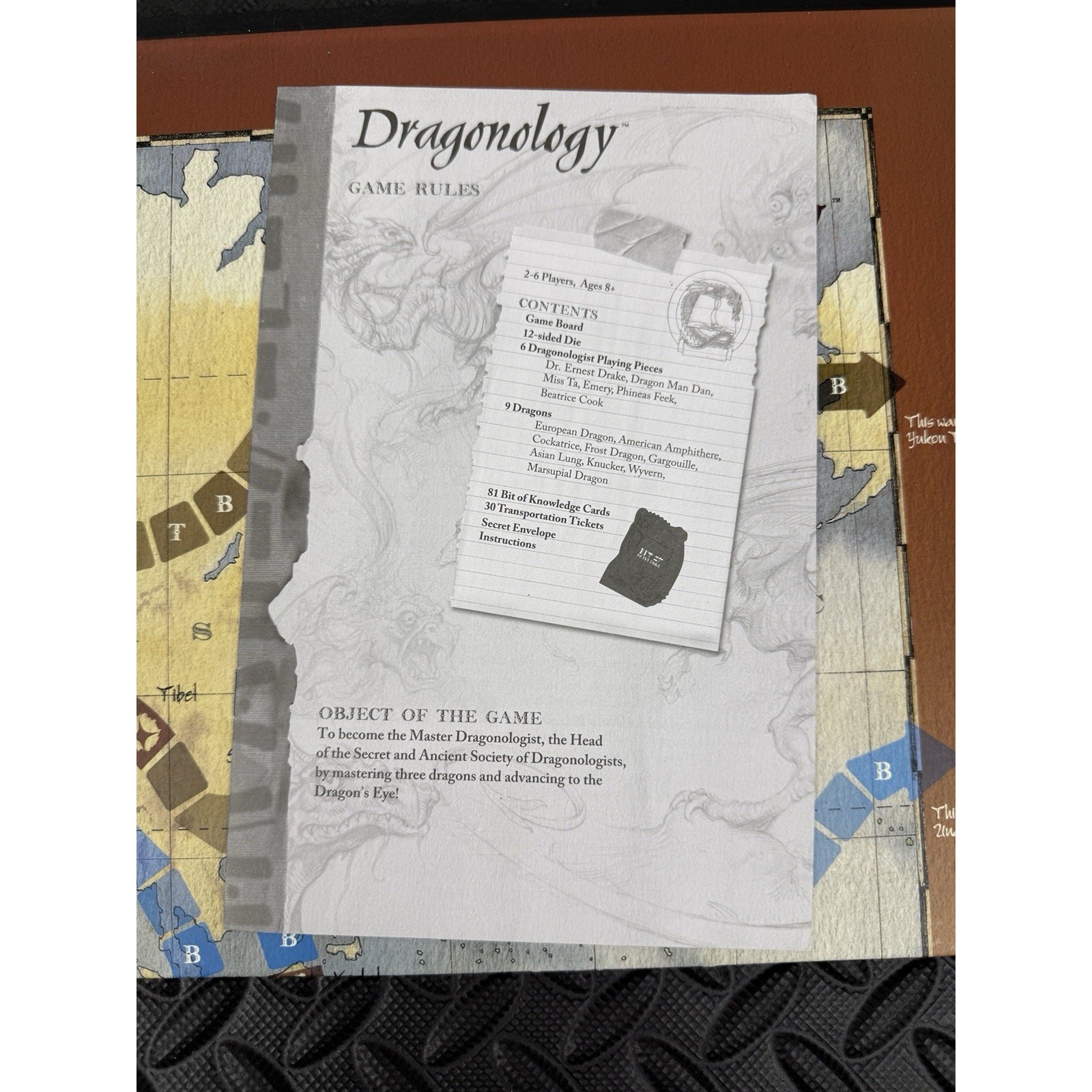 Dragonology The Game 2006 Complete Sababa Toys Board Game Great condition