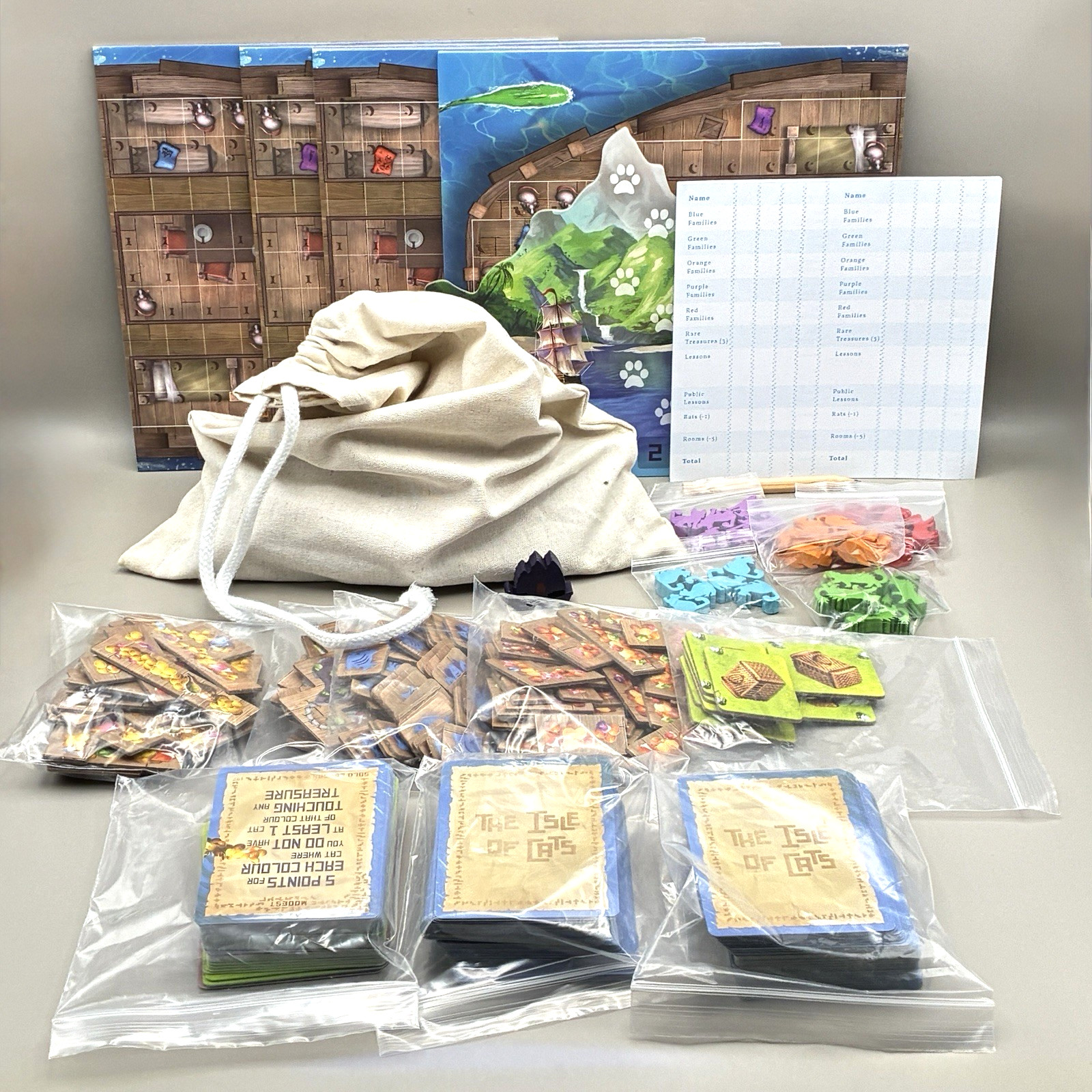 The Isle of Cats Base Game Family + Solo Mode 2019 City of Games