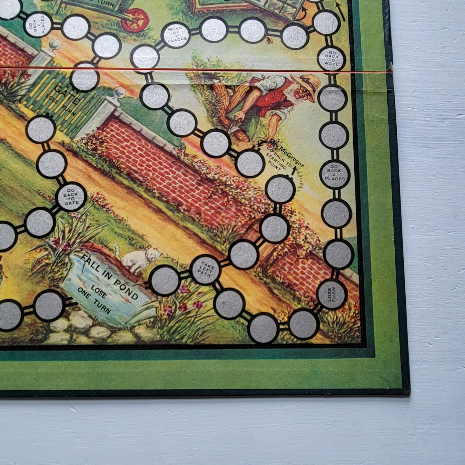 Antique Vintage Peter Rabbit Racing Board Game Sam Gabriel VG