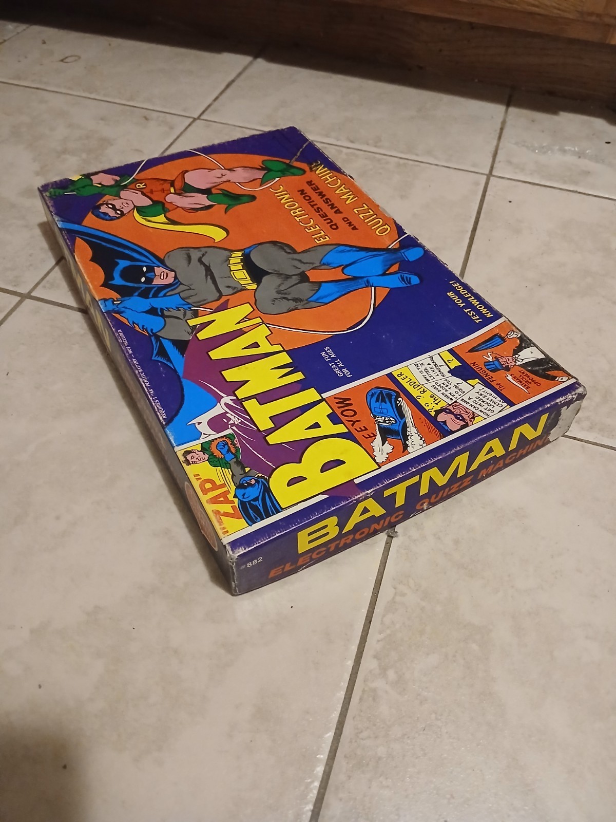 1966 Batman ElecTronic Quiz Game HTF.