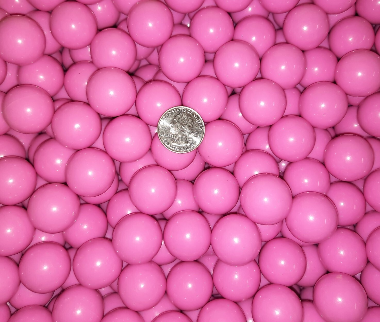1 INCH Marbles PINK 25mm 36 Opaque 1″ IN Acrylic Plastic Marbles Board Games