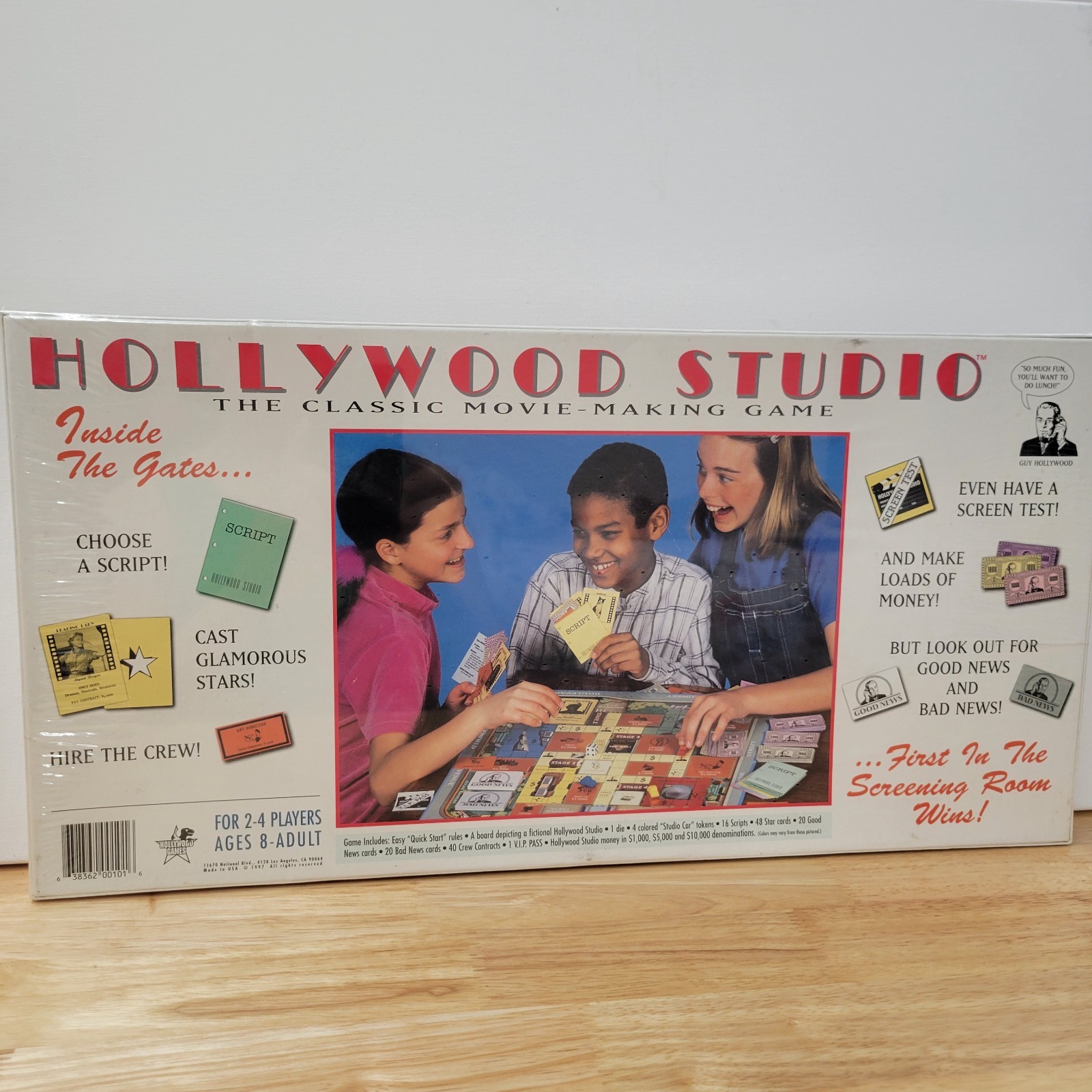 SEALED Hollywood Studio Board Game 1997 Classic Movie Making NEW