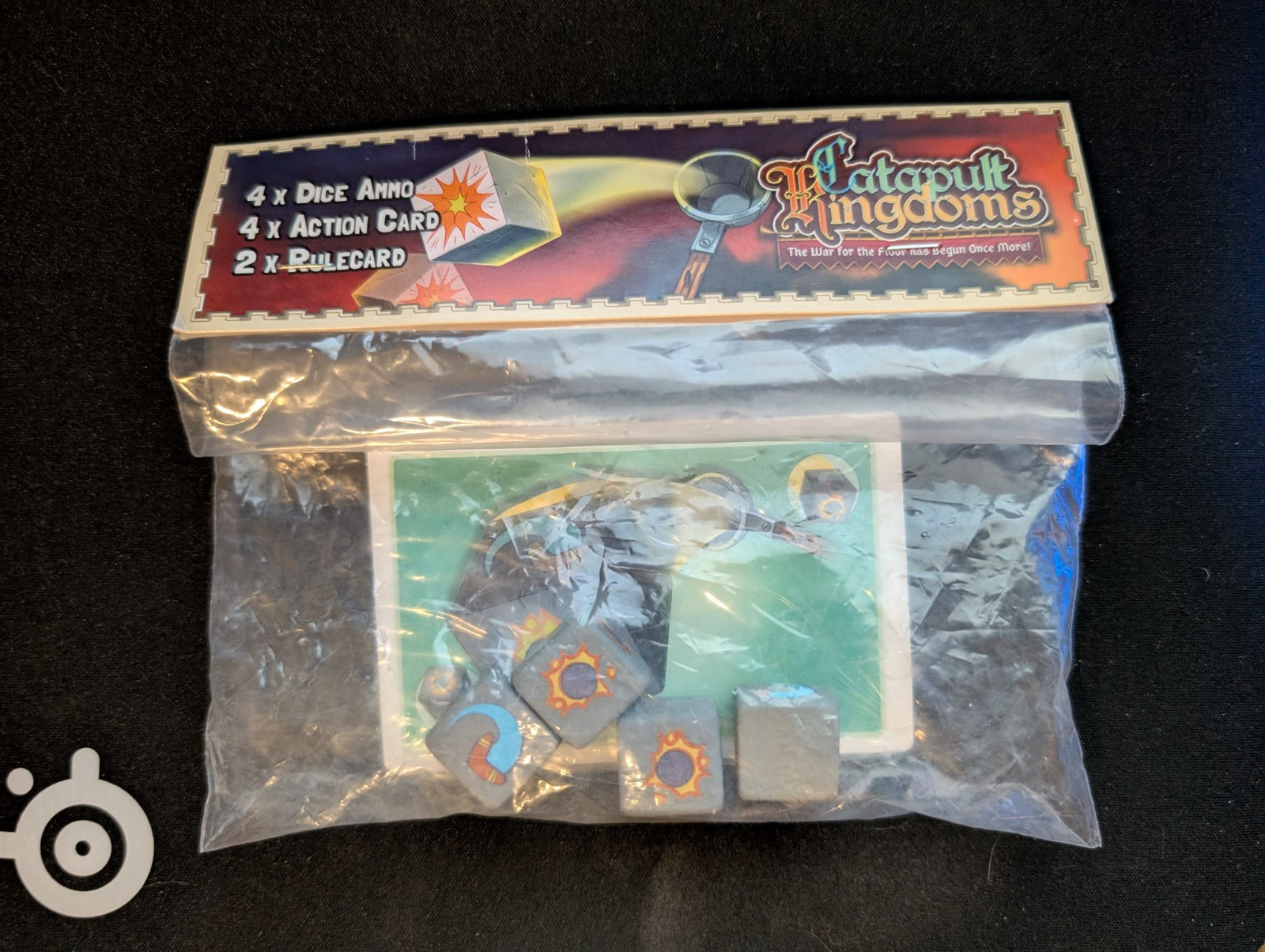 Catapult Kingdoms (IELLO, 2021) Dice Ammo Expansion – Brand New – Factory Sealed
