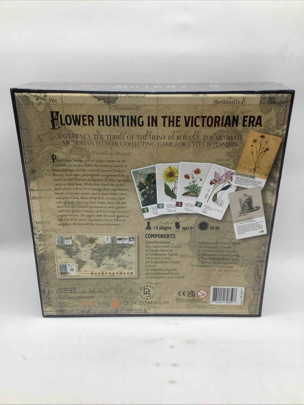 Botany A Victorian Expedition Board Game NIB