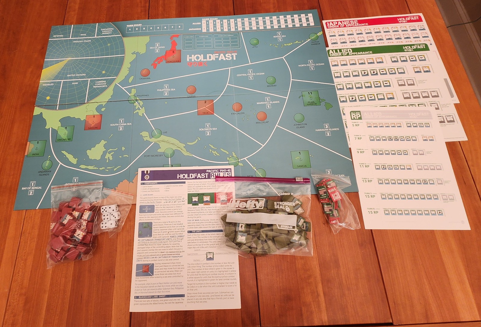 Holdfast: Pacific 1941-45 Board Game Worthington Old School War Games