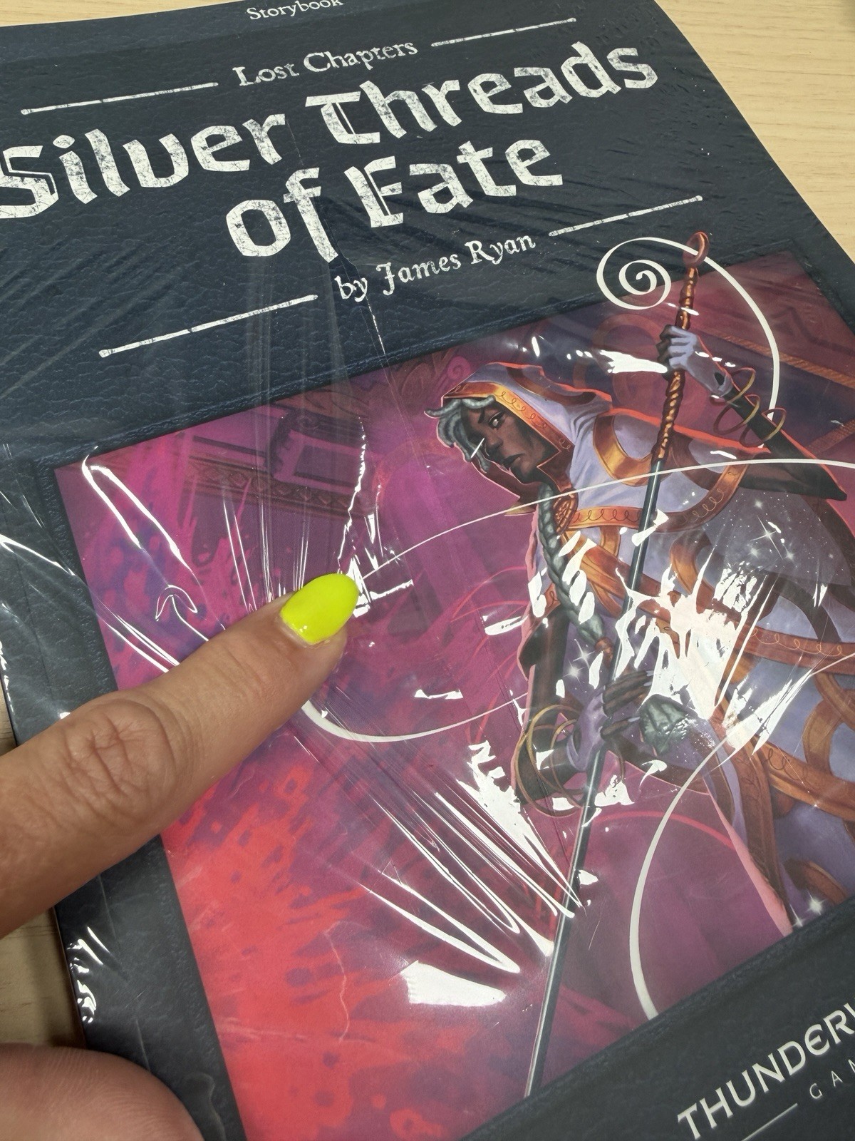 Thunderwork Dice Game Roll Player Adventures – Silver Threads of Fate Storybook
