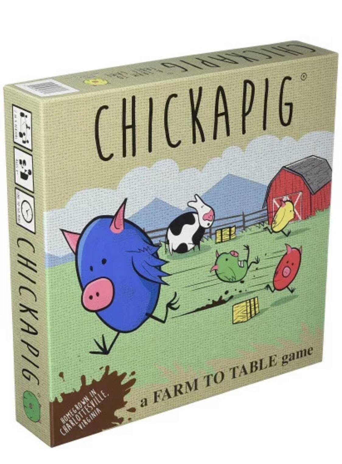 2018 WAREHOUSE Edition Chickapig a Farm to Table Game Board- NEW