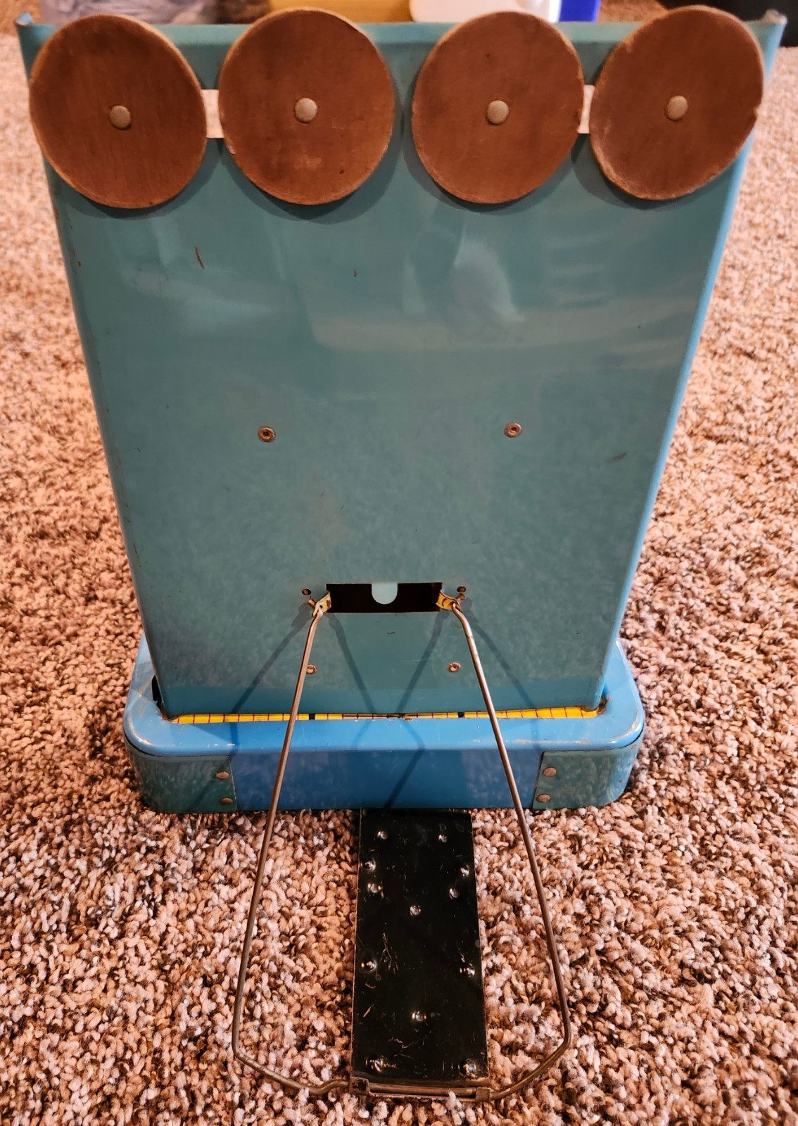 Vintage 1950 Gotham Steel, Automatic G320 Pop Shot Basketball game w/marbles