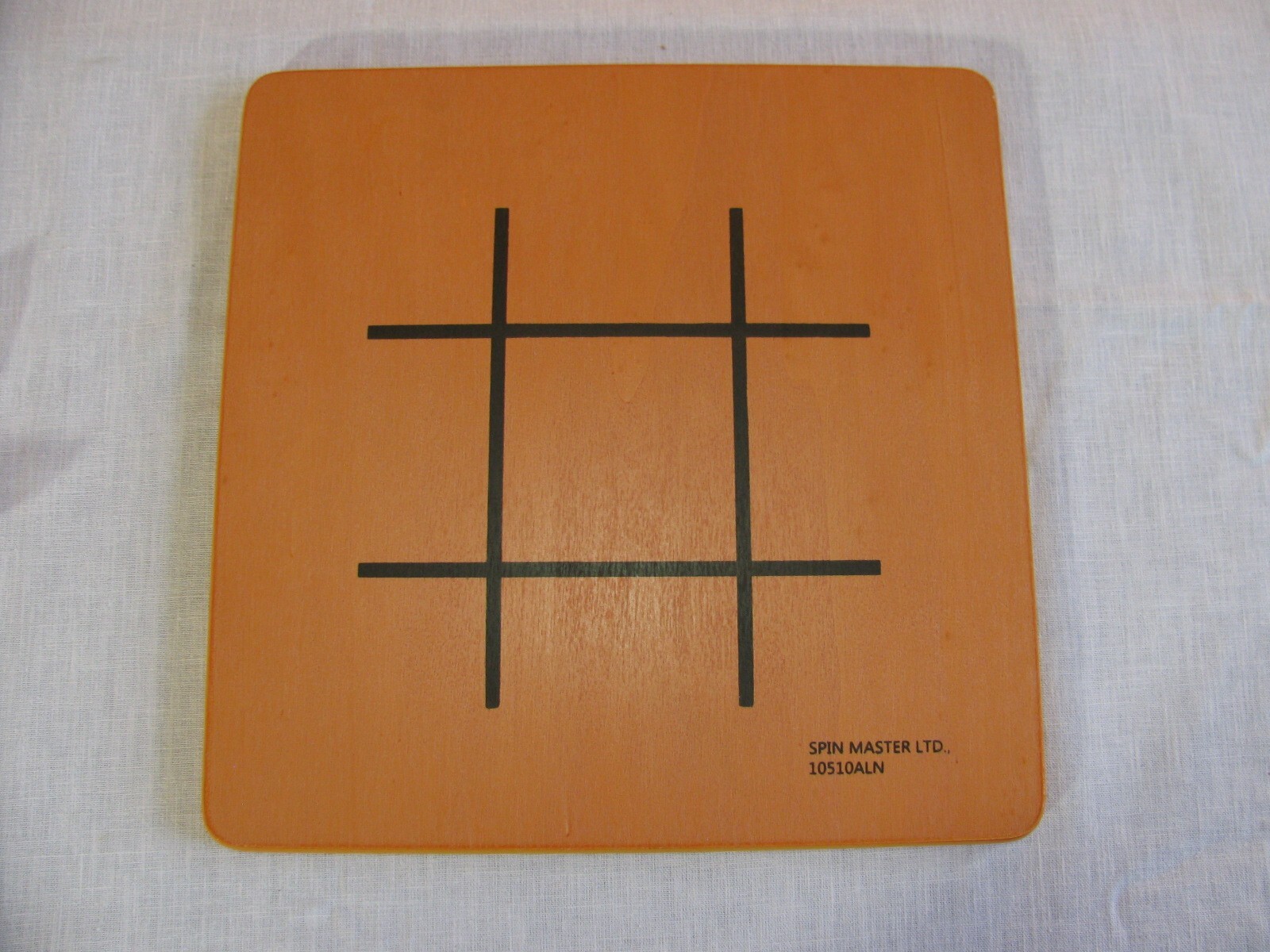 Cardinal Wood Checkers & Tic Tac Toe Game, Two Sided Board, 2019, Orig Box r