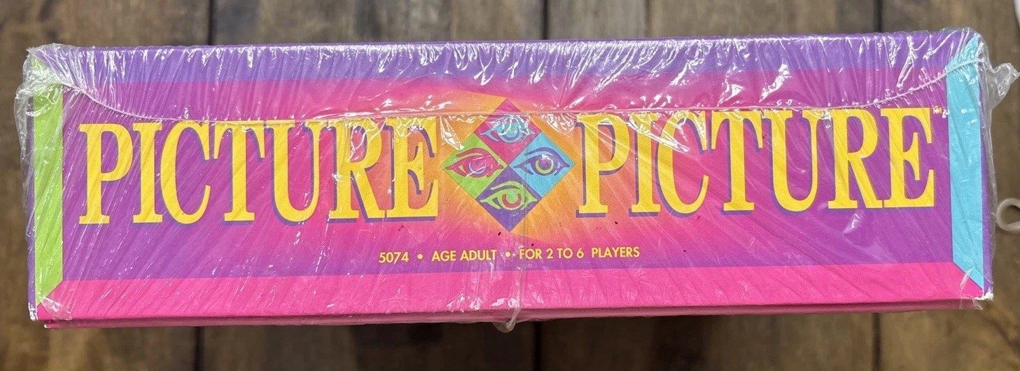 VINTAGE Picture Picture Board Game COMPLETE Golden 1992 New Sealed