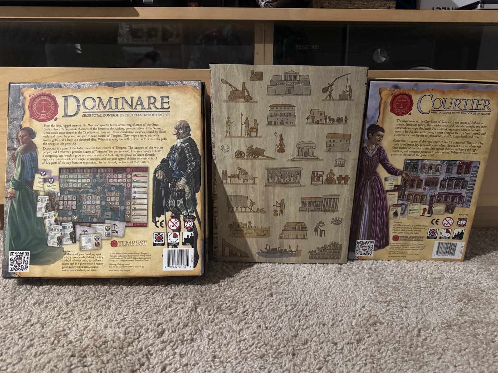 Board Game Collection Gentes Board Game Deluxified / Courtier And Dominaire