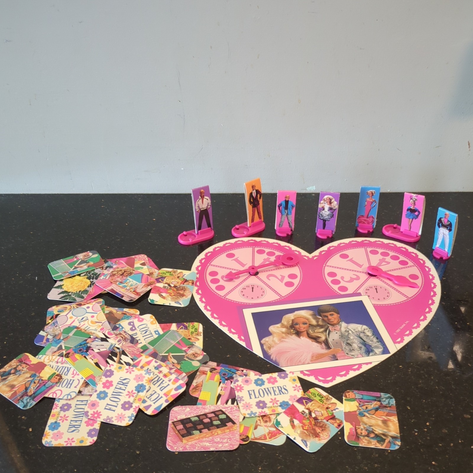 1992 Barbie DREAM DATE Board Game Brand. great for collectors! See Description.