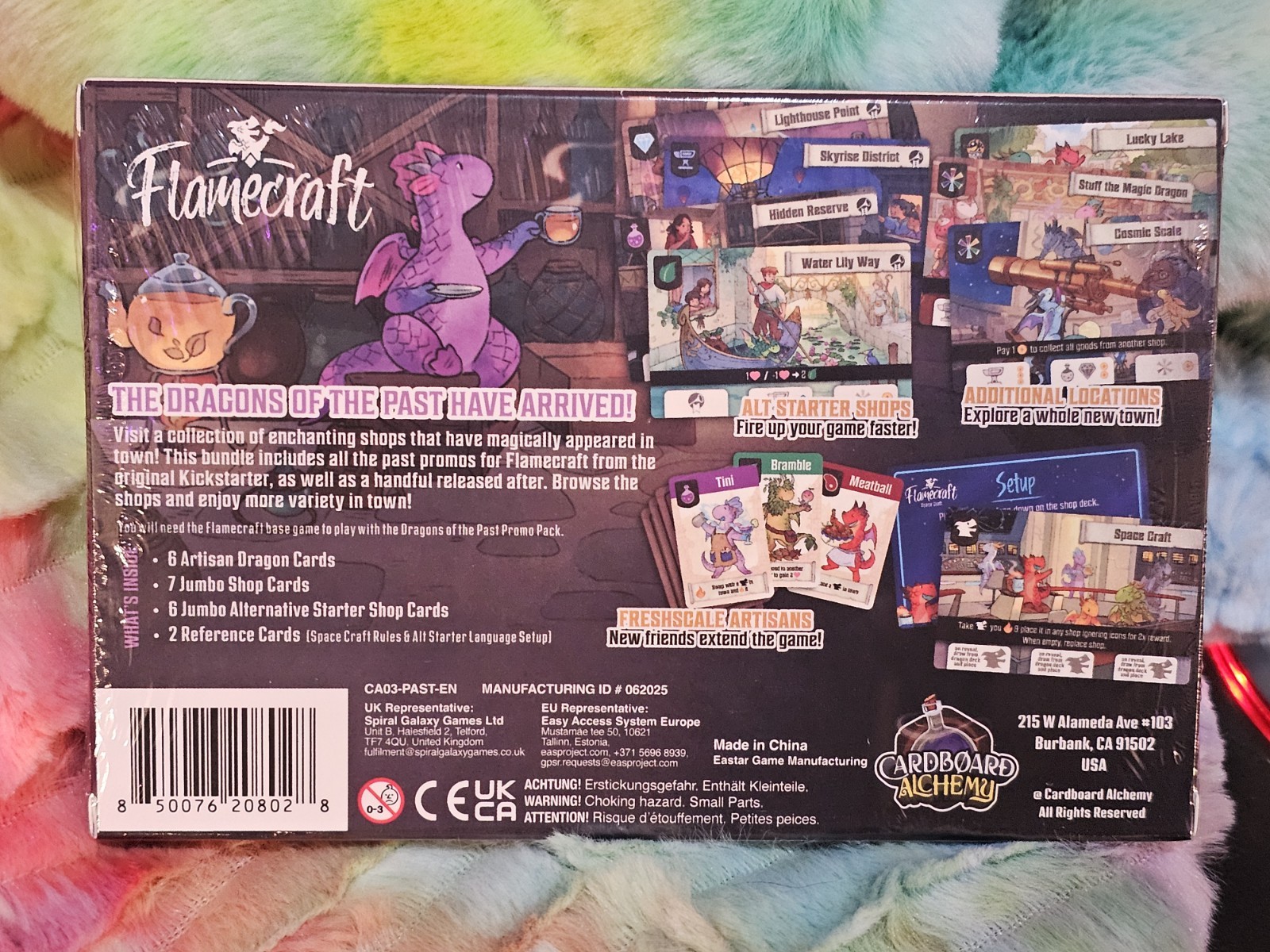 Flamecraft Dragons Of The Past Promo Pack Kickstarter New Sealed