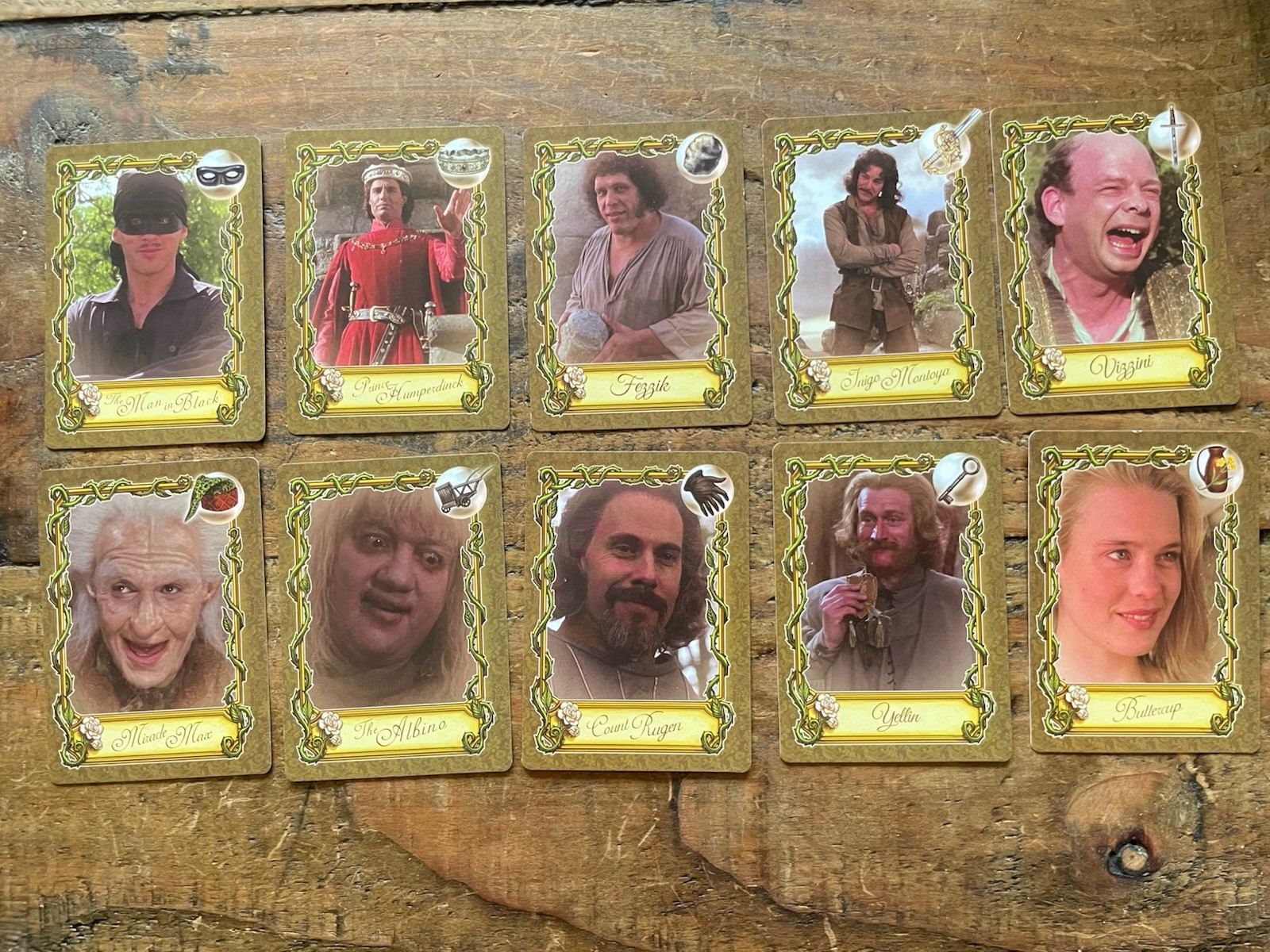 The Princess Bride: Battle of Wits Card Game. 1st Edition Game Salute Complete