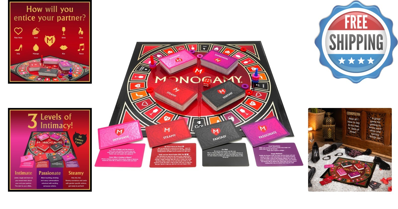 60-Minute Relationship Building Board Game – Ideal Christmas Gift for Couples