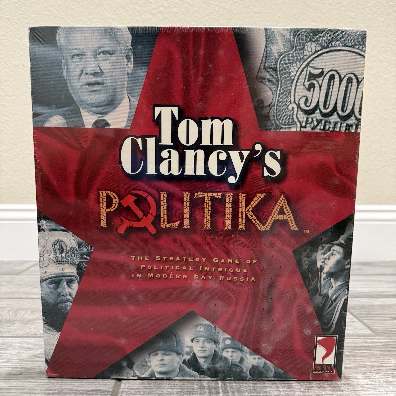 Tom Clancy’s Politika Board Game Red Storm Entertainment 1997 – Factory Sealed