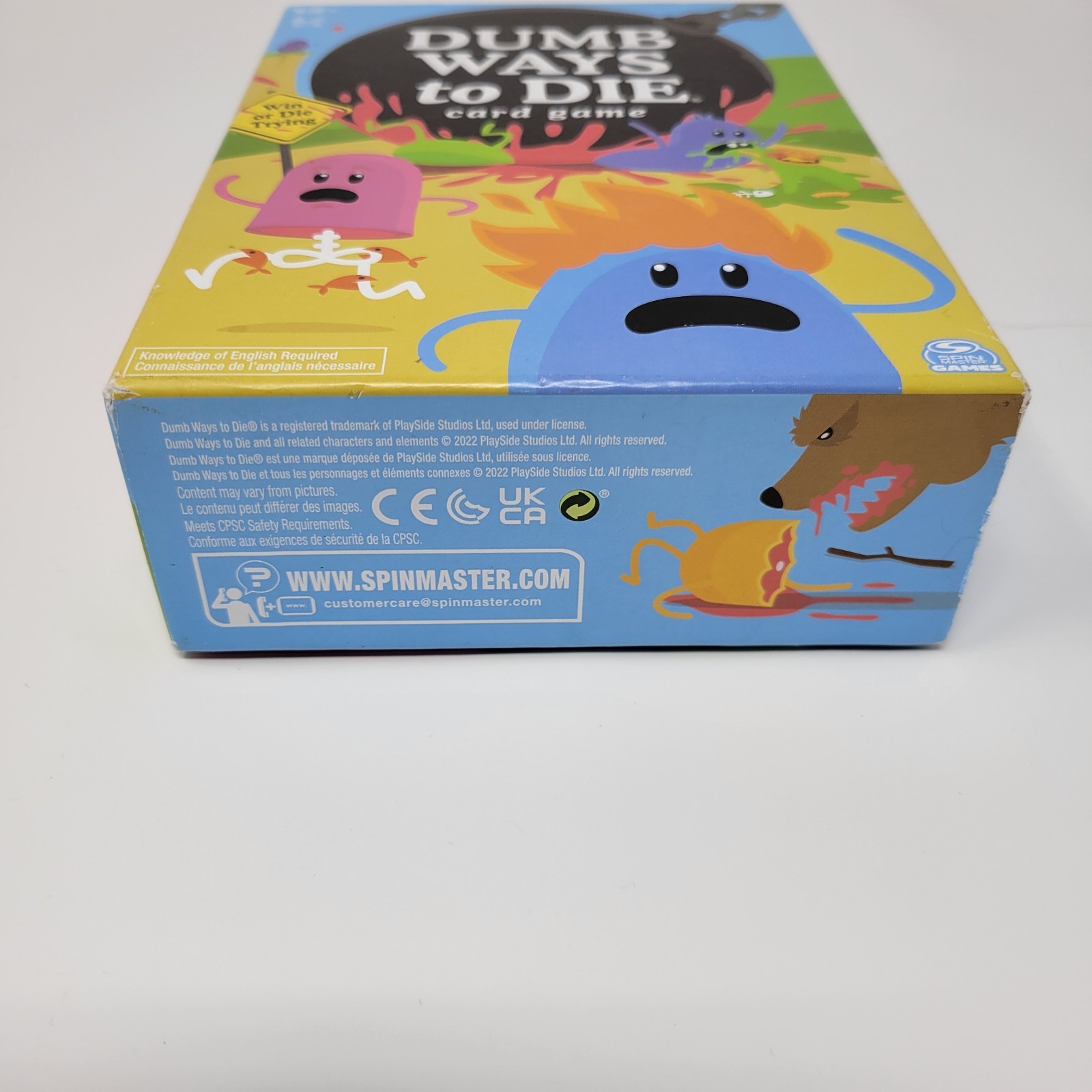 Dumb Ways to Die Card Game Survival Strategy 2-5 Players Ages 12+ Spin Master