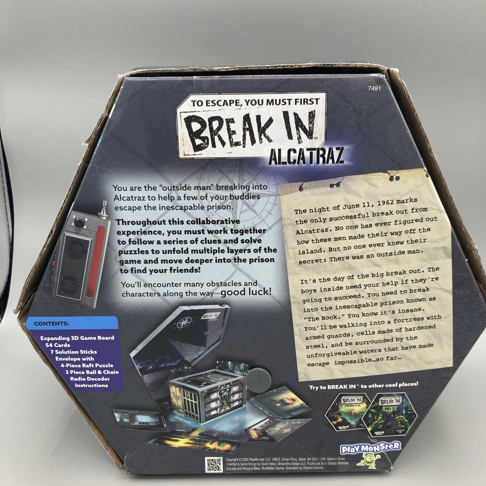 Break In – Alcatraz by Play Monster Board Game