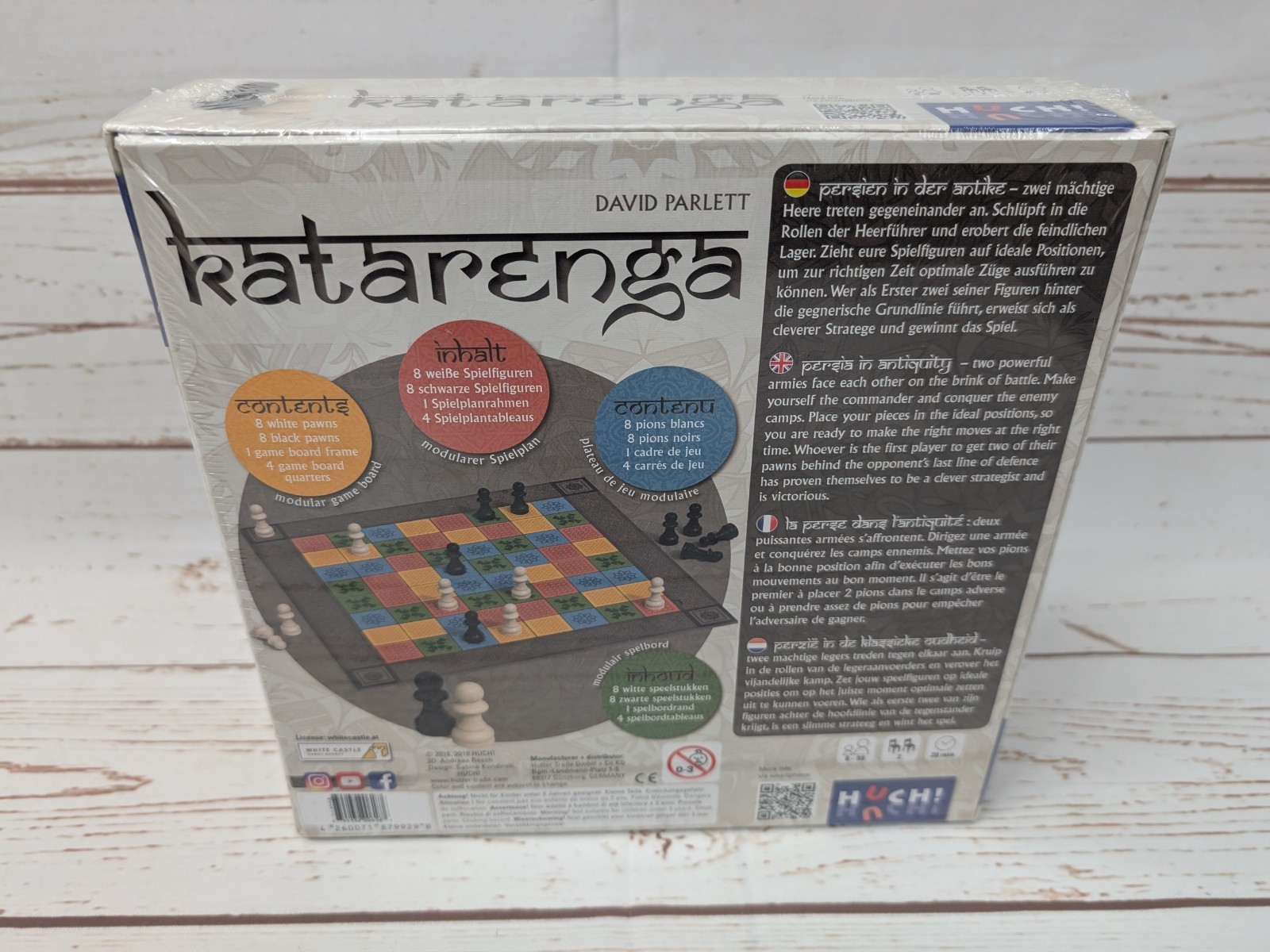 Katarenga Abstract Strategy Board Game 2 Players 8+ 20 Min HUCH! NIS