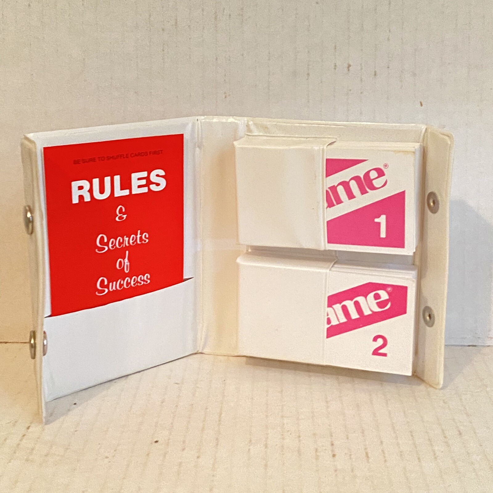 Vintage 1989 Pocket Size The Ungame Families Version All Ages 2 or More Players