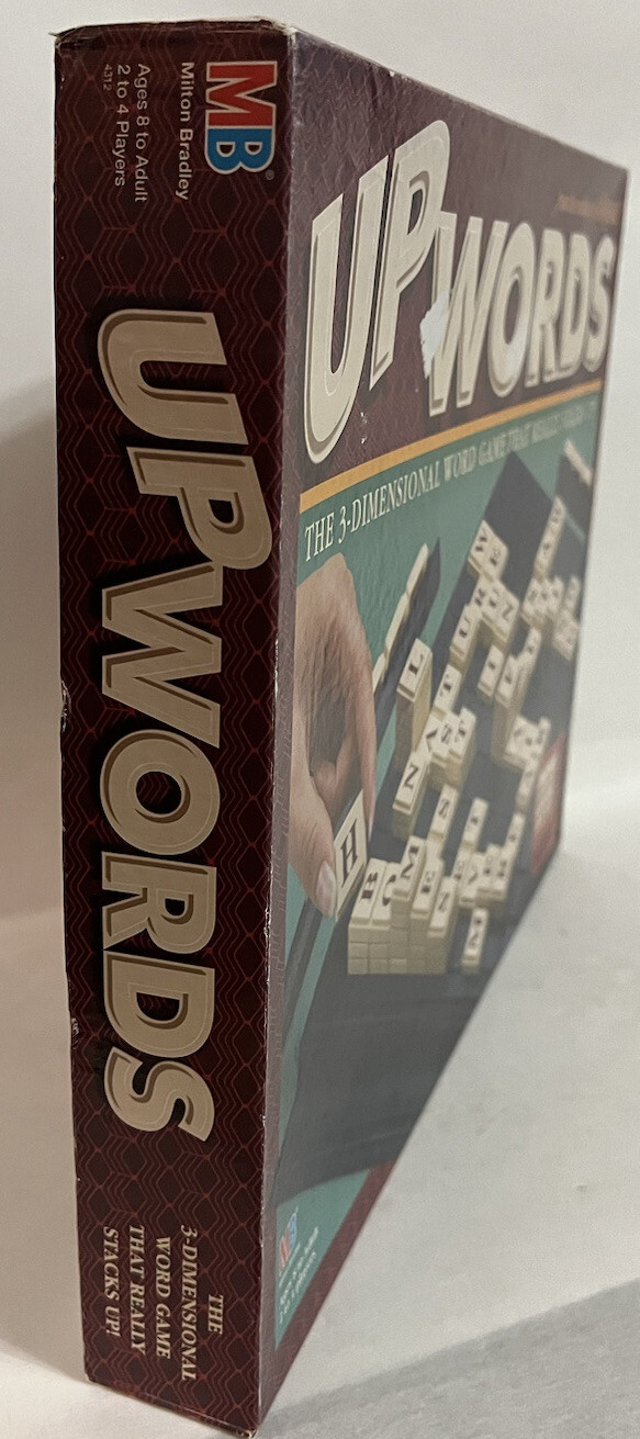 UpWords 1997 3Dimensional Complete Word Game Expanded 10×10 Grid Ages 8 To Adult