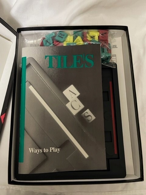 Tiles The Crossword Game System Vintage