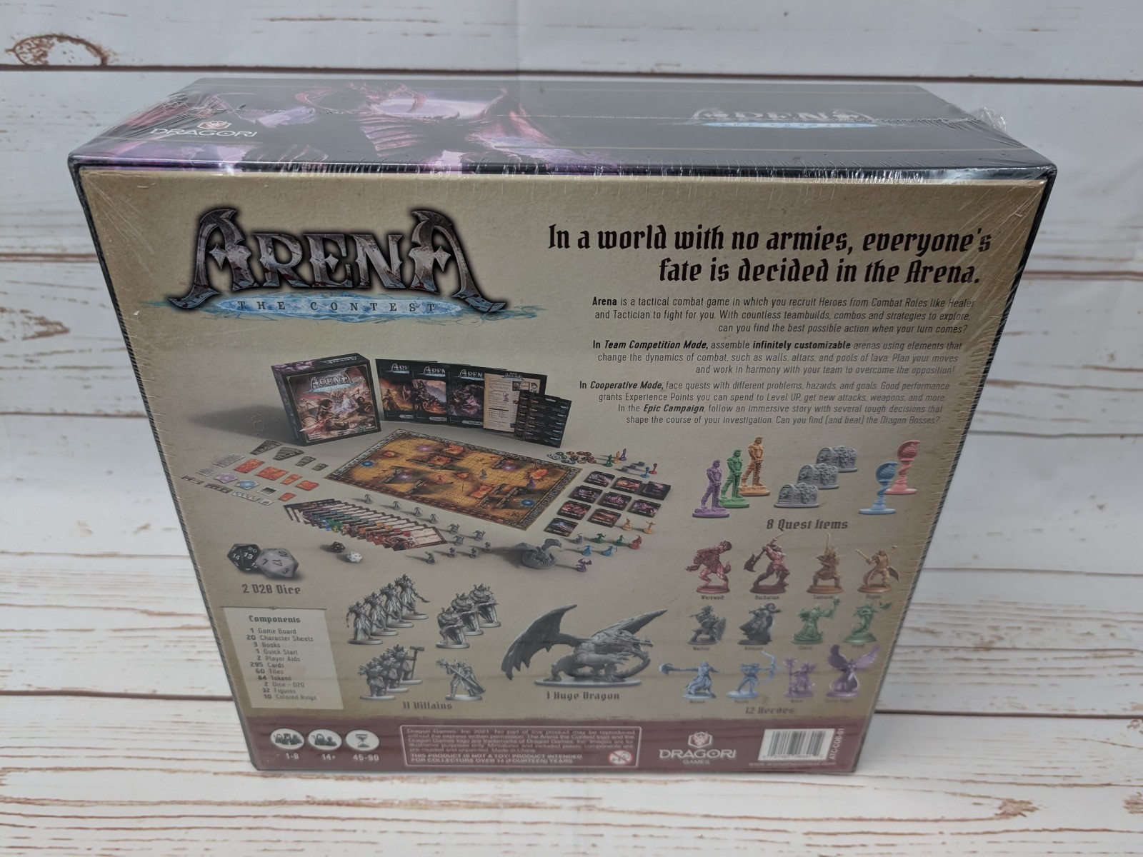 Arena The Contest Board Game NIS Dragori Games Fantasy Tactical Combat