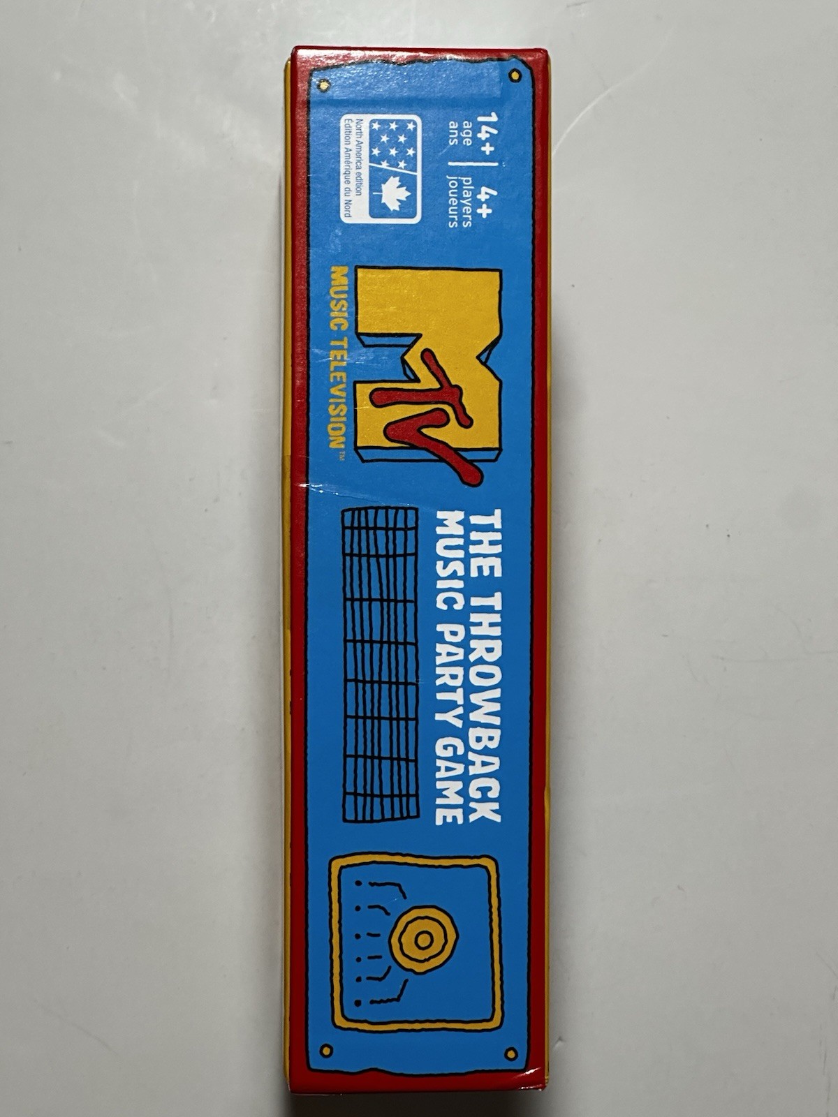 MTV Music Television The Throwback Music Party Game Kids Quiz Board Game NWT