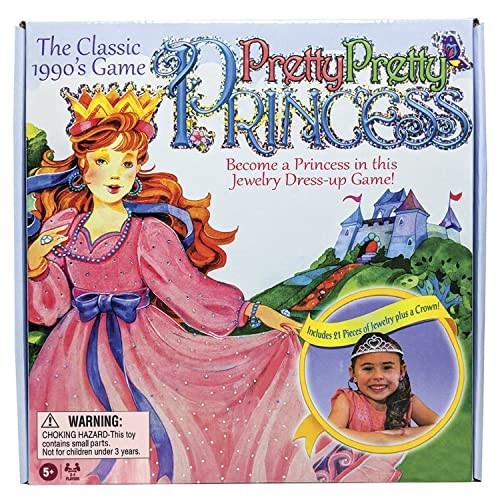 Winning Moves Pretty Pretty Princess 1990s Jewelry Dress-Up Game 2-4 Players