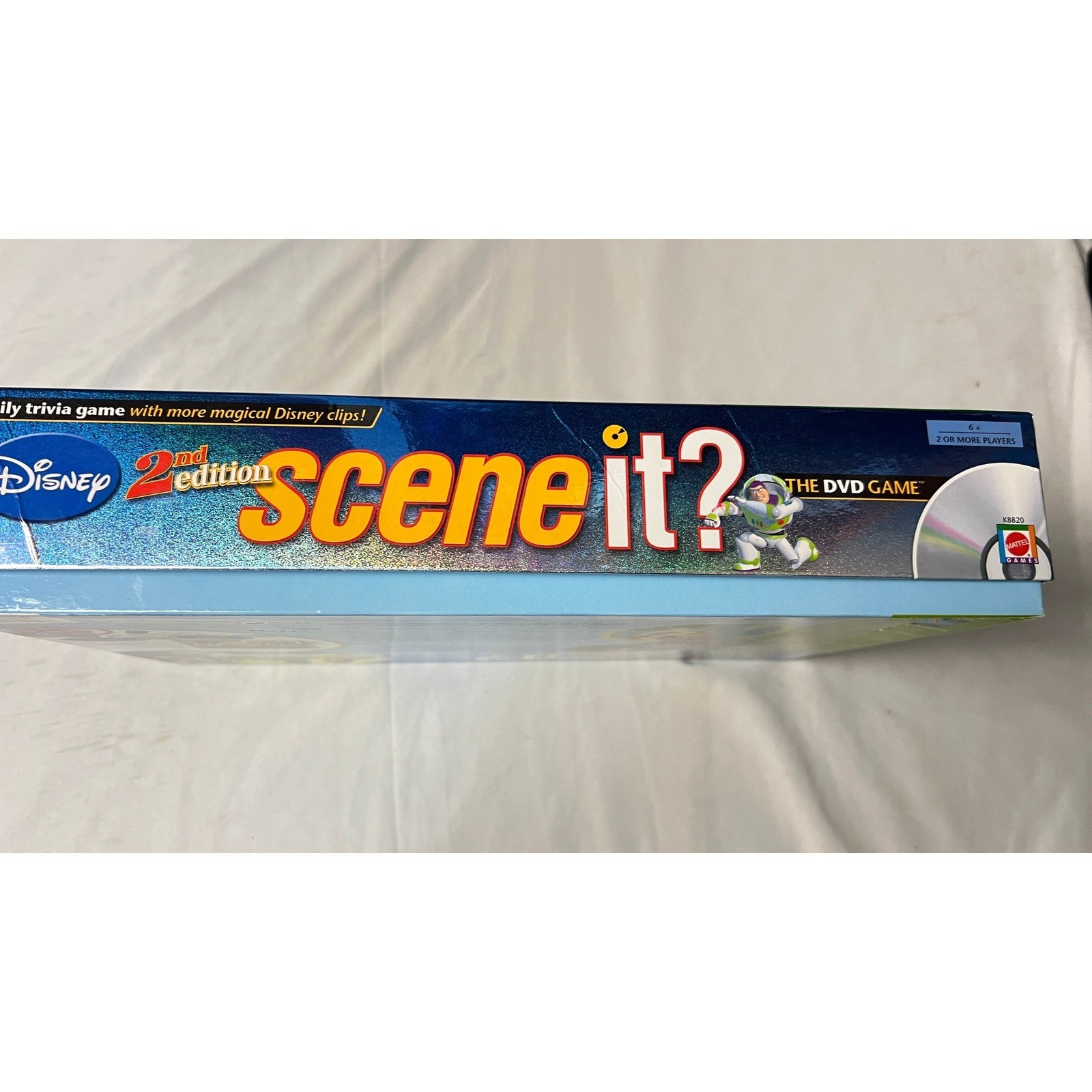 Disney Scene It 2nd Edition DVD Board Game Mattel 2007 Pixar Trivia Missing DVD