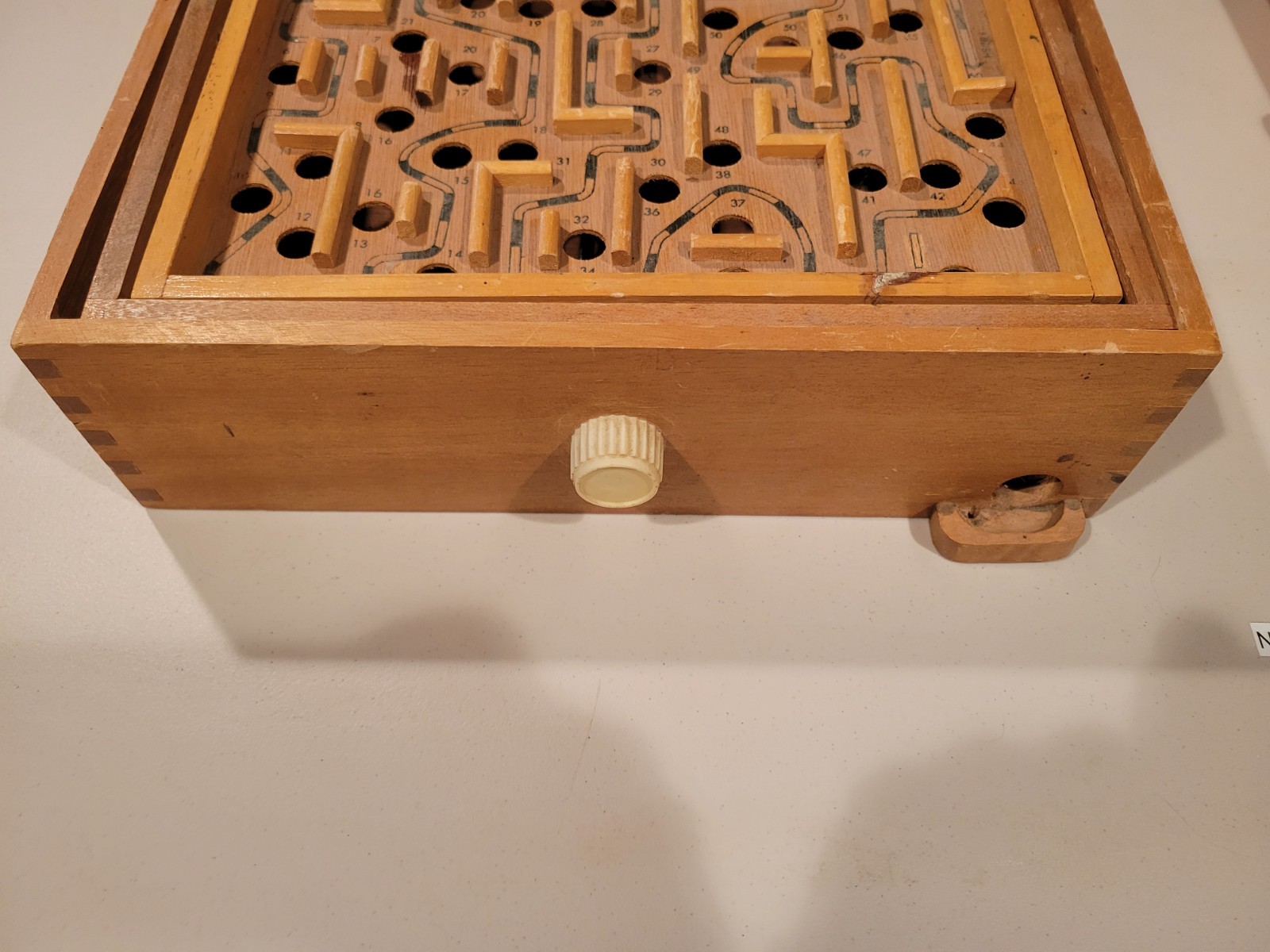 Vintage Labyrinth Used Loose Maze Marble Balance Game Lot Of 2 Large & Small Set