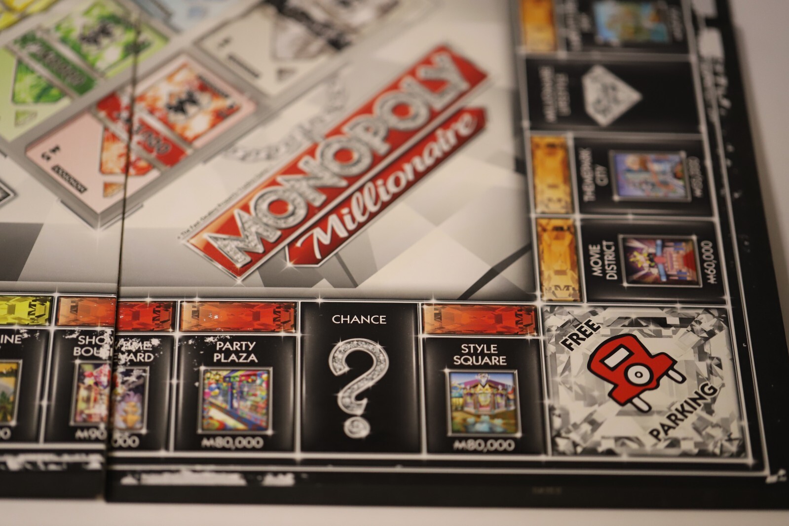 Monopoly: Millionaire Edition Board Game – First to a Million Wins Luxury Theme