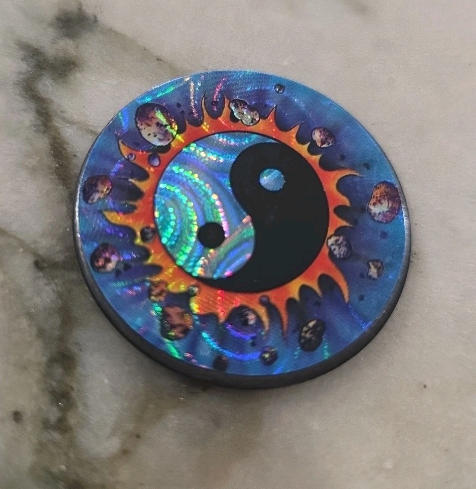 Metal Pog Slammer, Meteor Impact Good Condition.VTG.