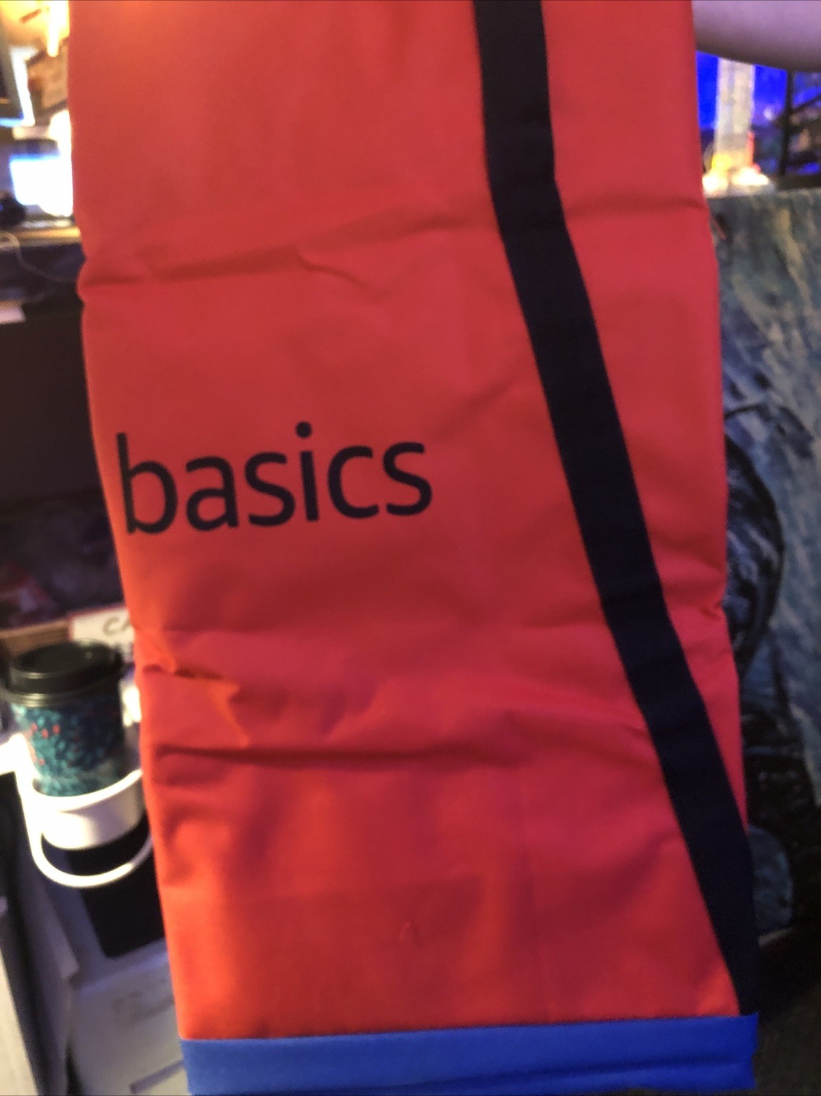 Amazon Basics Giant 4-in-a-Row Carry Bag Game Storage Stand Up Travel New