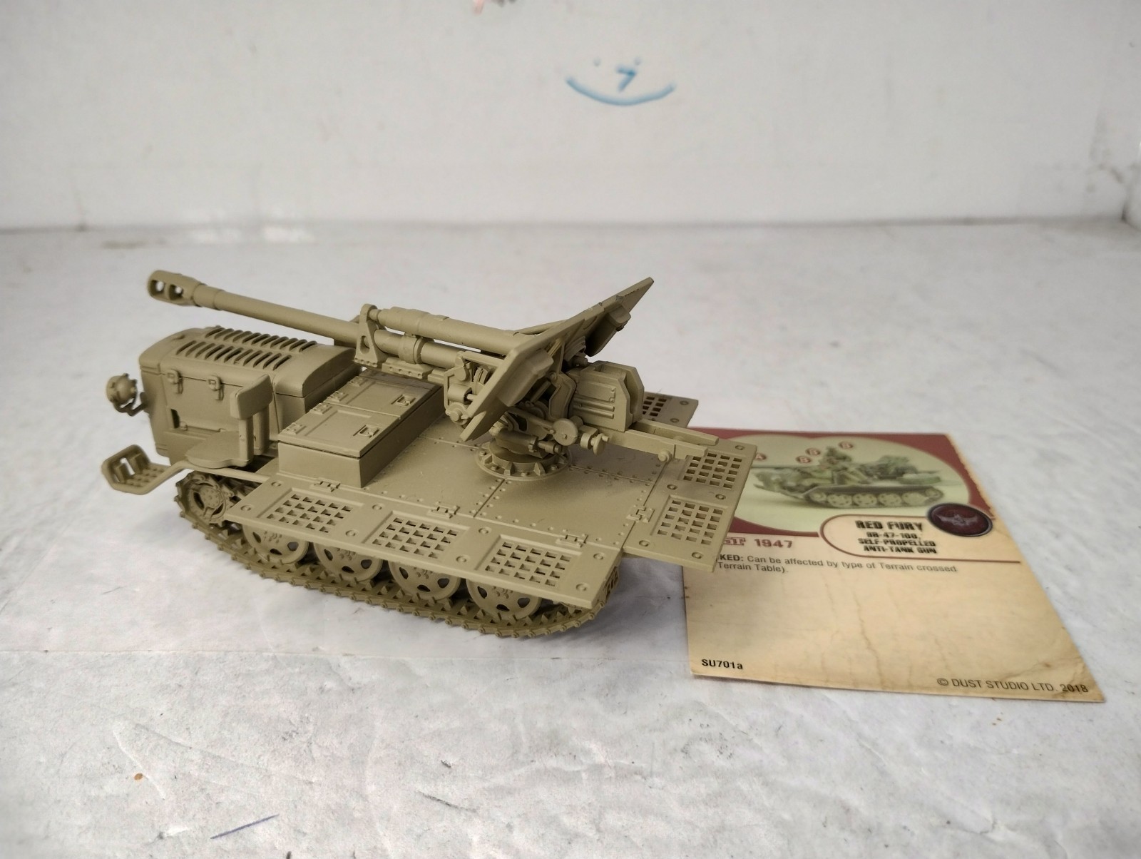 Dust Tactics: BR 47 Self-Propelled Weapon Platform red fury