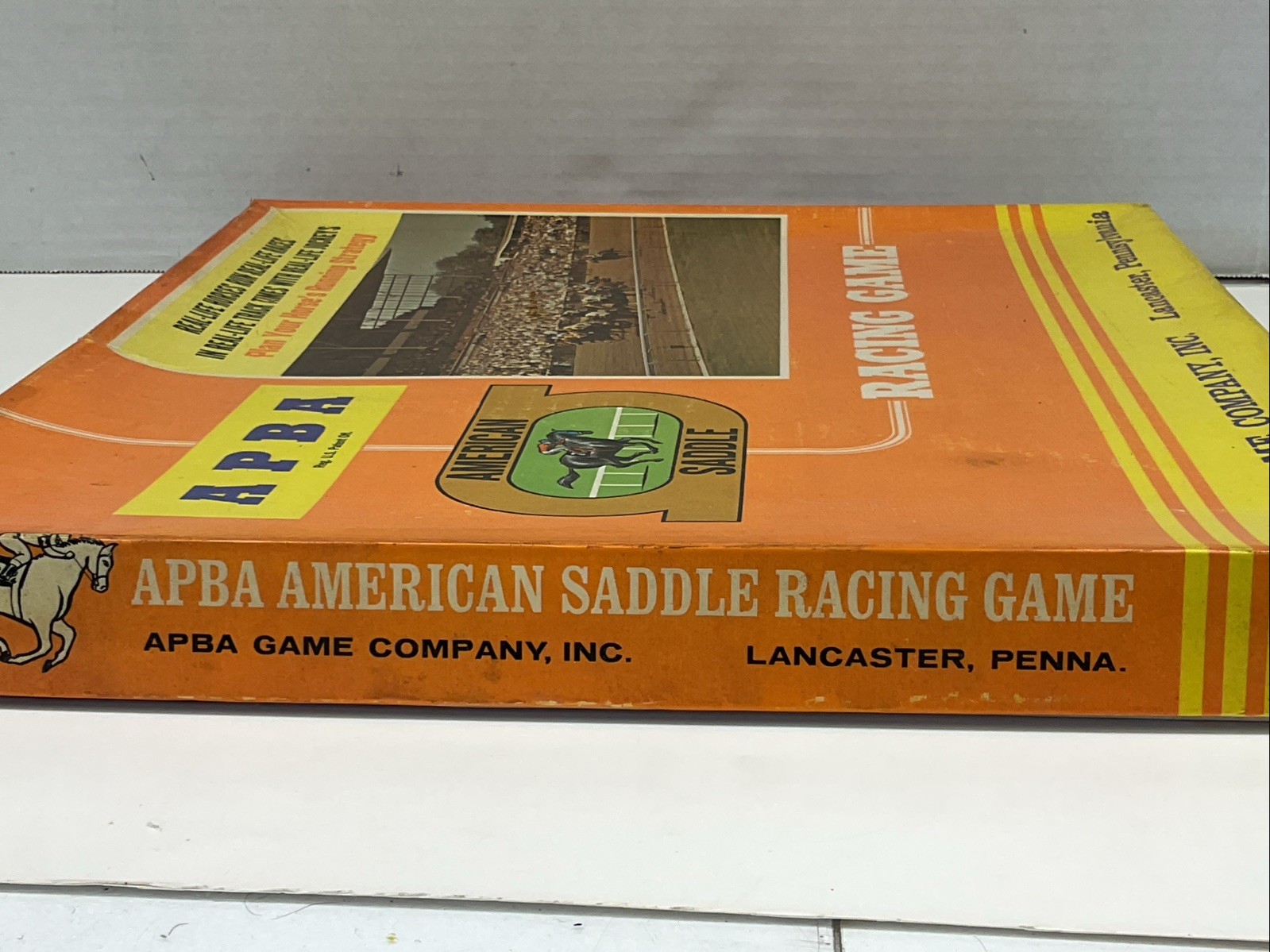 Vintage Apba American Saddle Horse Racing Board Game 1979 Complete