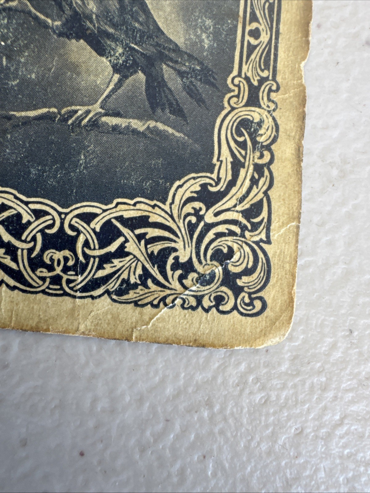1913 Rook Rules Card – Parker Bros Raven Back – Original (Single Card)