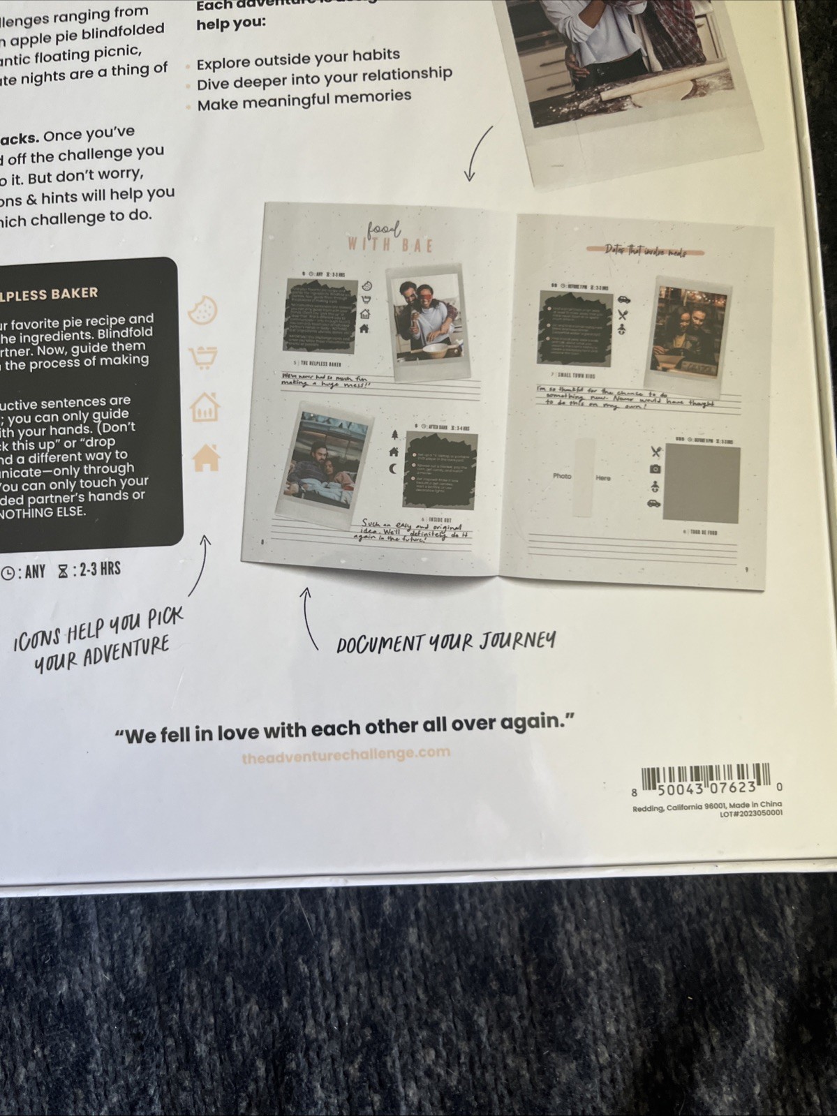 The Adventure Challenge Couples Edition Hardcover Book