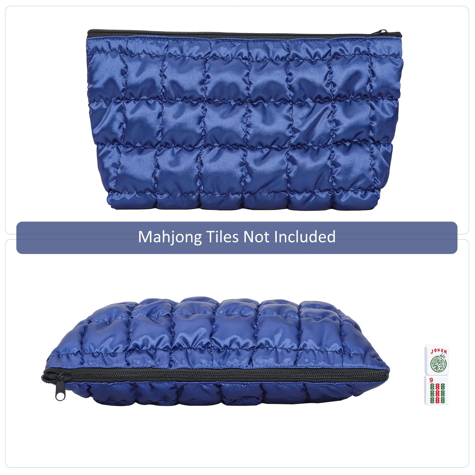 Empty Mahjong Tiles Bag, Thickened Mahjong Bag for 166 Mahjong Tile Set (Case…