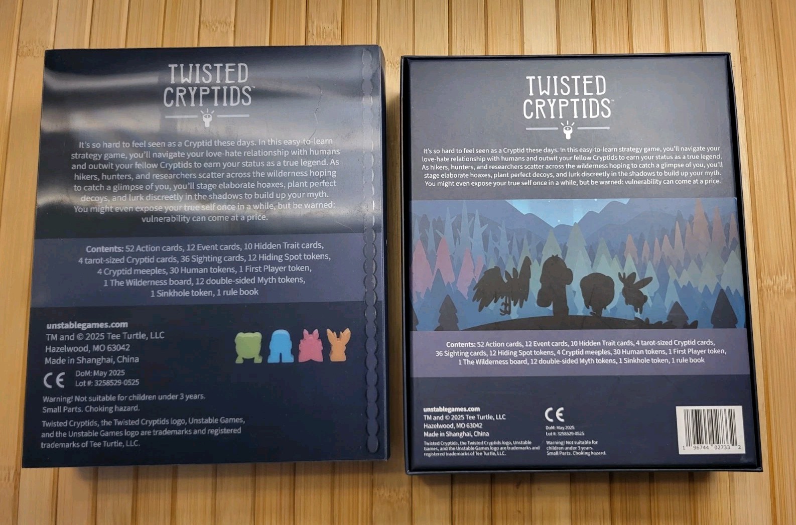 Twisted Cryptids Base Game – A Legendary Strategy Card Game New Open Box Bigfoot