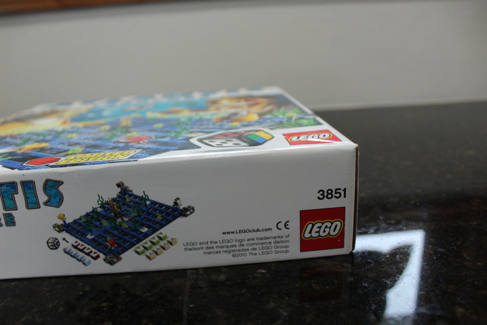 2010 Lego Limited Edition Atlantis Treasure Building Game Set #3851 2-4 Players
